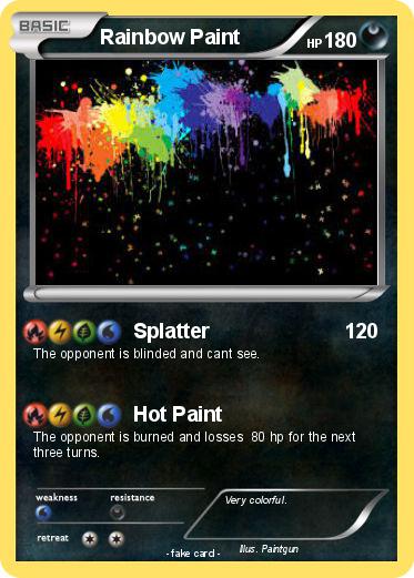 Pokemon Rainbow Paint