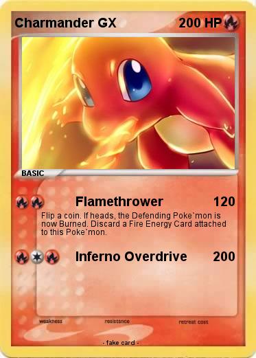Pokemon Charmander GX