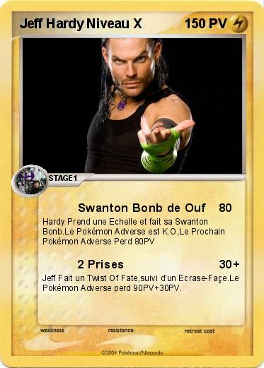 Pokemon Jeff Hardy Niveau X