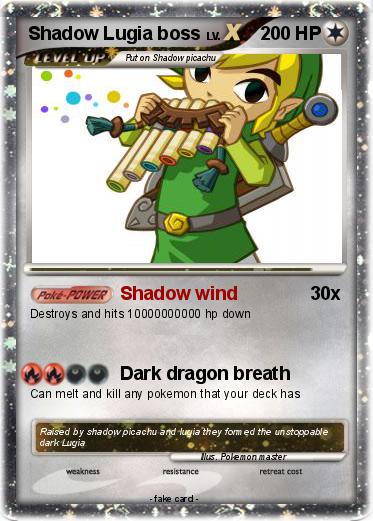Pokemon Shadow Lugia boss