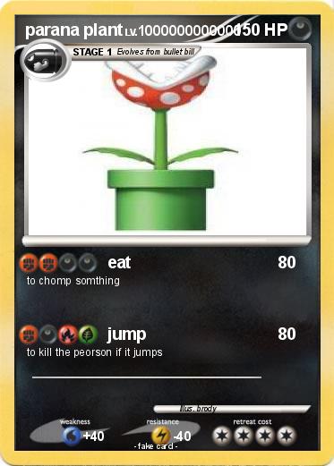 Pokemon parana plant