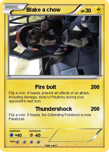 Pokemon Blake a chow