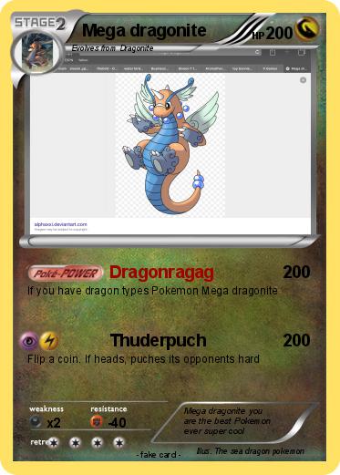 Pokemon Mega dragonite