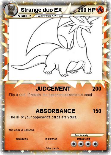 Pokemon Strange duo EX
