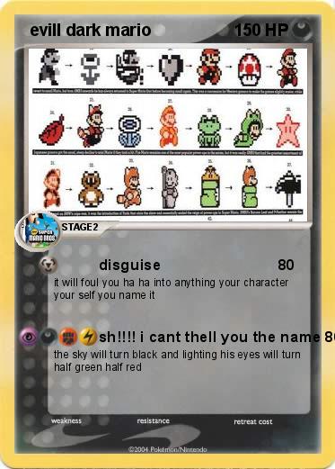 Pokemon  evill dark mario