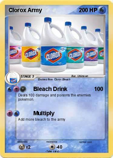 Pokemon Clorox Army