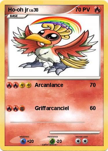 Pokemon Ho-oh jr