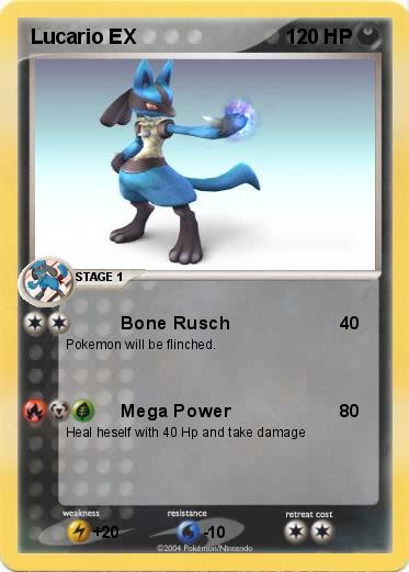 Pokemon Lucario EX