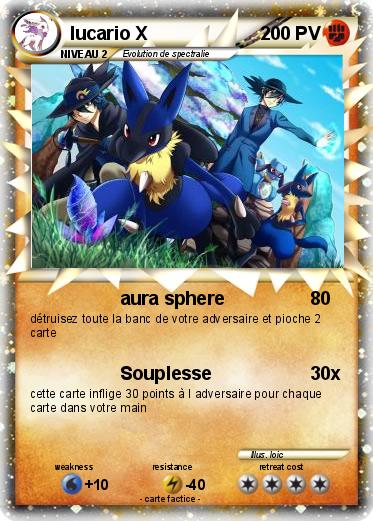 Pokemon lucario X