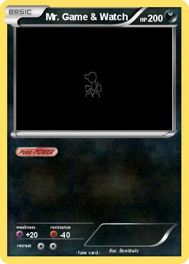 Pokemon Mr. Game & Watch