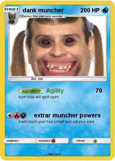 Pokémon dank muncher - Agility - My Pokemon Card