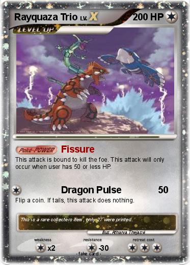 Pokemon Rayquaza Trio