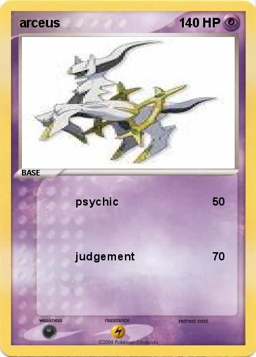 Pokemon arceus