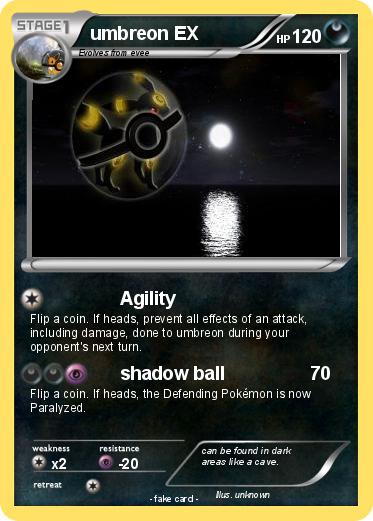 Pokemon umbreon EX