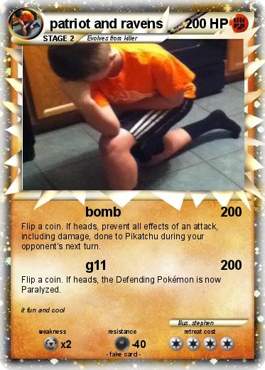 Pokemon patriot and ravens