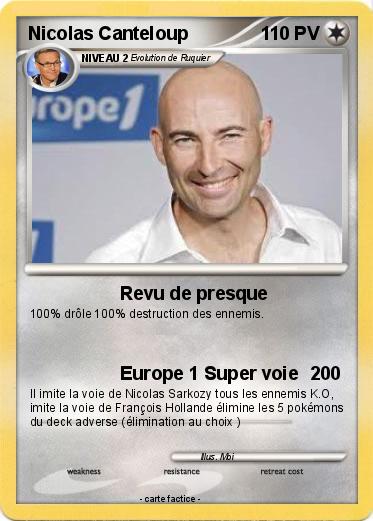 Pokemon Nicolas Canteloup