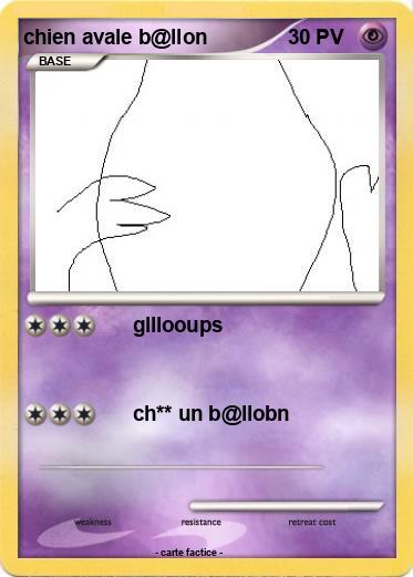 Pokemon chien avale b@llon