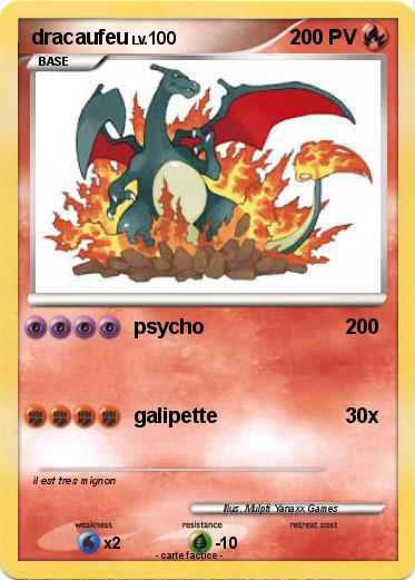 Pokemon dracaufeu