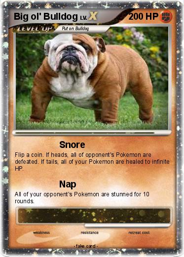 Pokemon Big ol' Bulldog