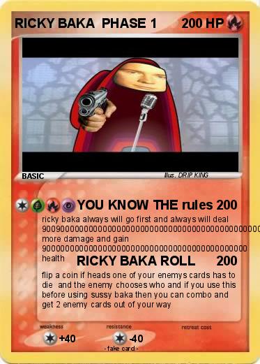 Pokemon RICKY BAKA  PHASE 1