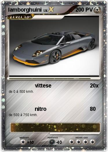 Pokemon lamborghuini