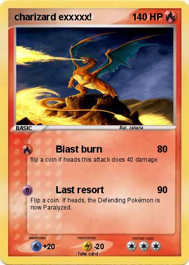 Pokemon charizard exxxxx!