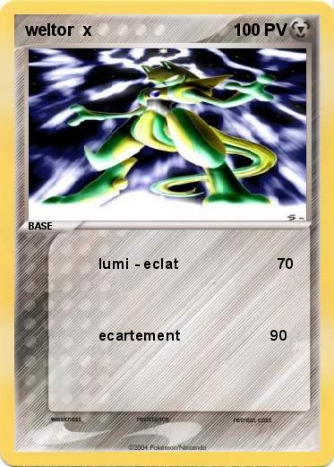 Pokemon weltor  x         