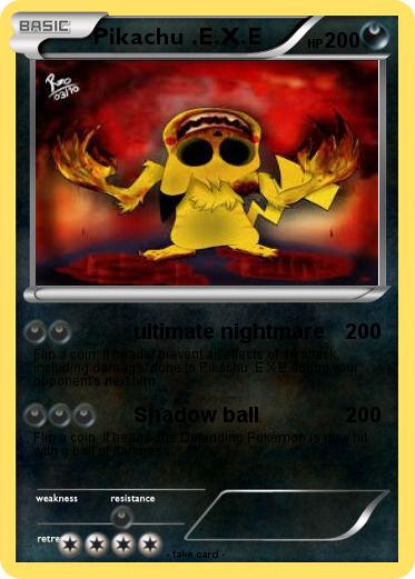 Pokemon Pikachu .E.X.E