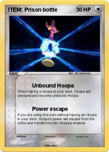 Pokemon ITEM: Prison bottle