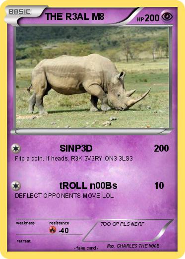 Pokemon THE R3AL M8