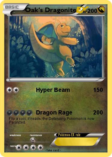 Pokemon Oak's Dragonite