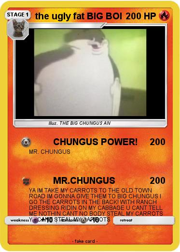 Pokemon the ugly fat BIG BOI