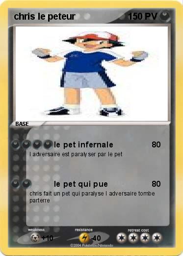 Pokemon chris le peteur