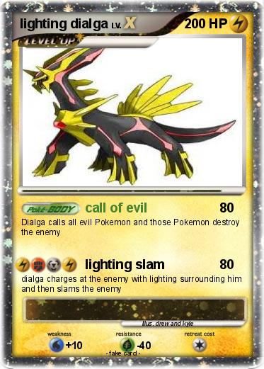 Pokemon lighting dialga