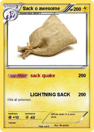 Pokemon Sack o awesome
