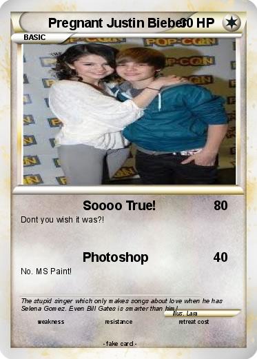 Pokemon Pregnant Justin Bieber