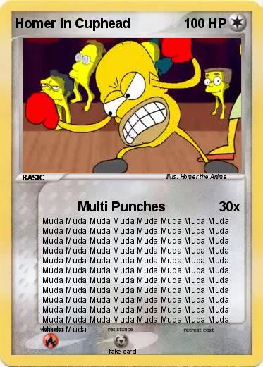 Pokemon Homer in Cuphead