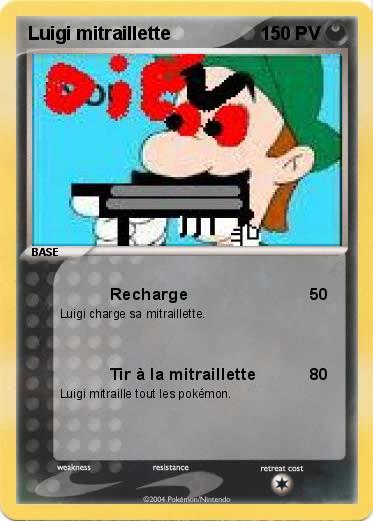 Pokemon Luigi mitraillette