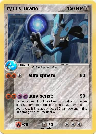 Pokemon ryuu's lucario