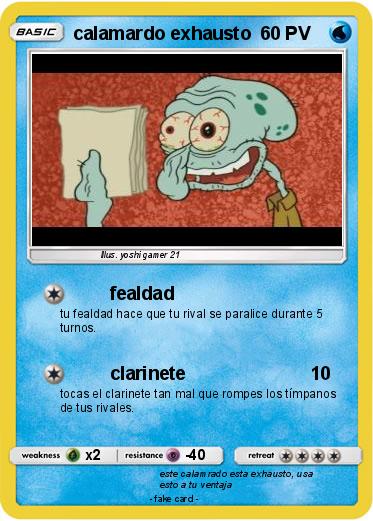 Pokemon calamardo exhausto