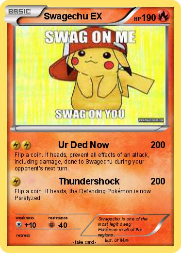 Pokemon Swagechu EX