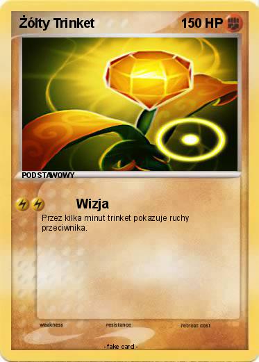 Pokemon Żółty Trinket
