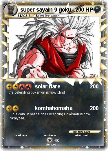 Pokemon super sayain 9 goku