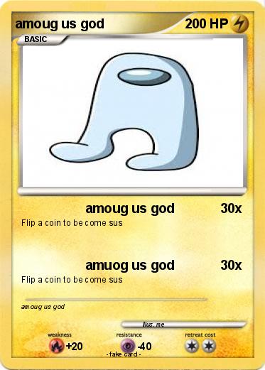 Pokemon amoug us god