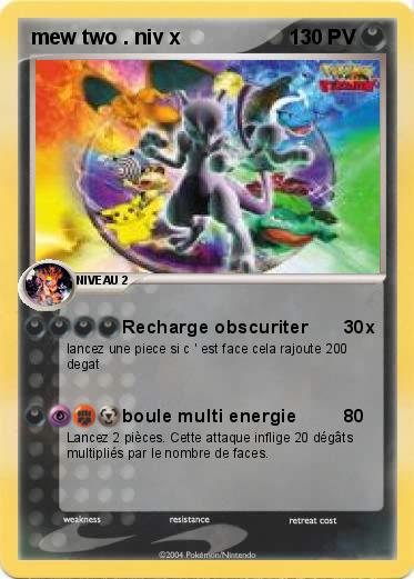 Pokemon mew two . niv x