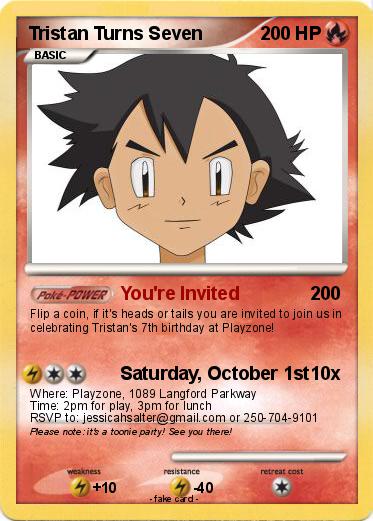 Pokemon Tristan Turns Seven