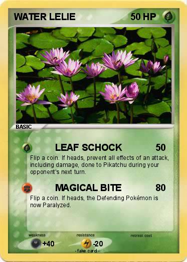Pokemon WATER LELIE