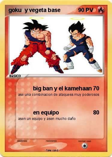 Pokemon goku  y vegeta base