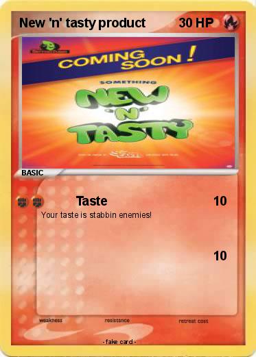 Pokemon New 'n' tasty product