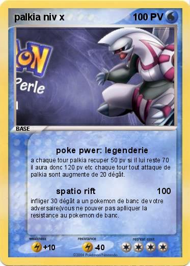 Pokemon palkia niv x